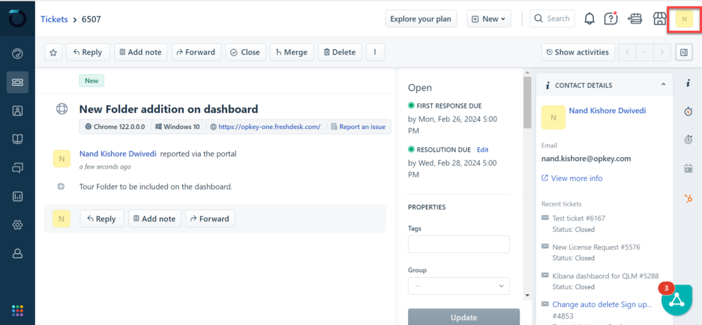 How to Log a Support Ticket in Opkey 9 sK7iNeK8he 8csPvQ6wqdtgyP16GCJbL3w