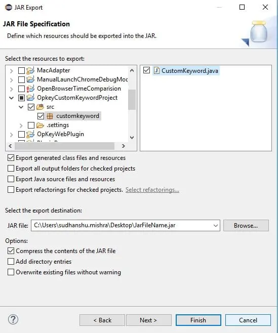 JAR File Specifications