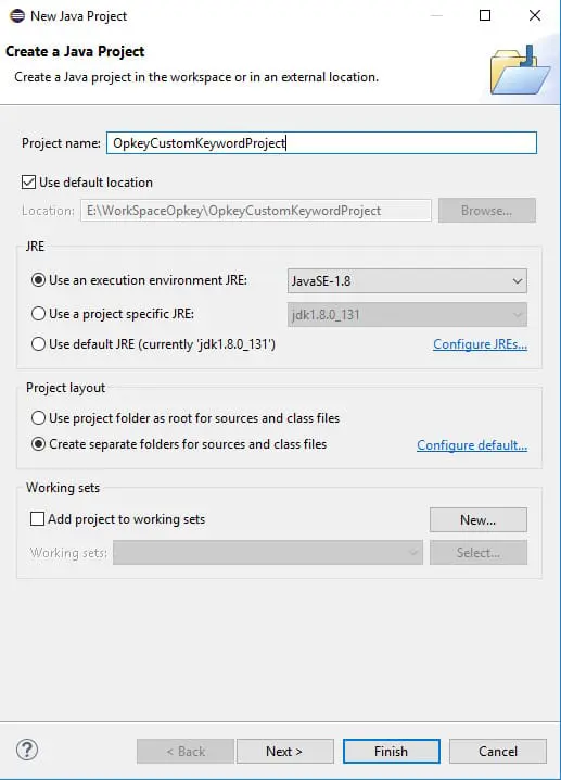 Create a Java Project