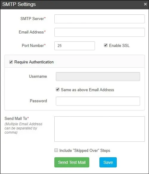 SMTP Setting