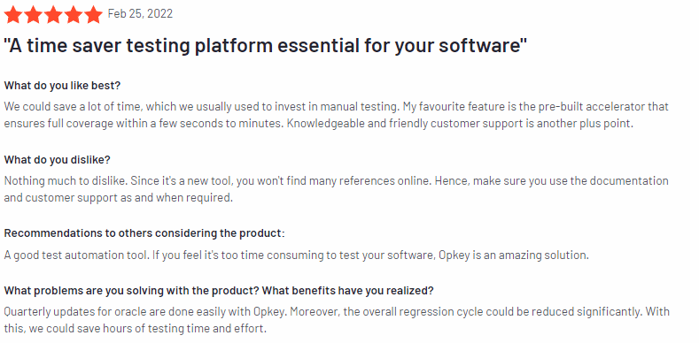 A time saver testing platform