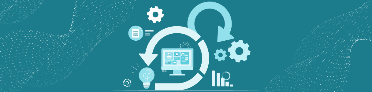 Agile software development process with automated testing and continuous integration.
