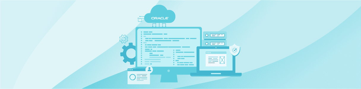 Diagram showing Oracle cloud integration with EBS automation and Opkey software.