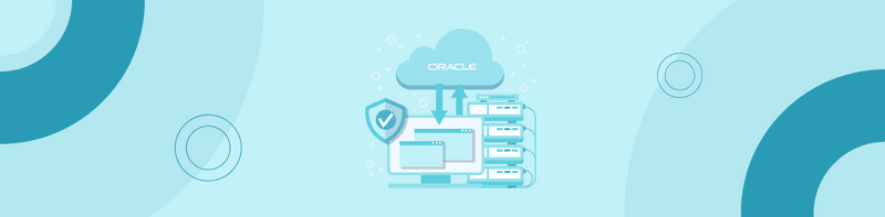 Oracle Cloud server data transfer with security shield. Automated testing.