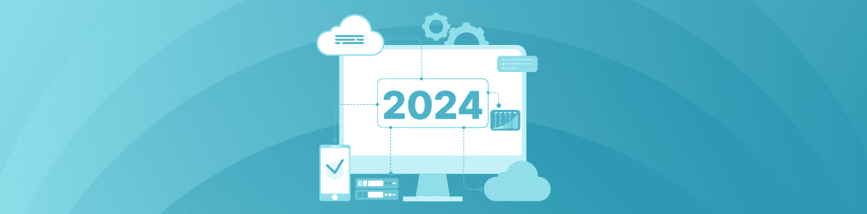 2024: Digital technology and data analysis on a computer screen.