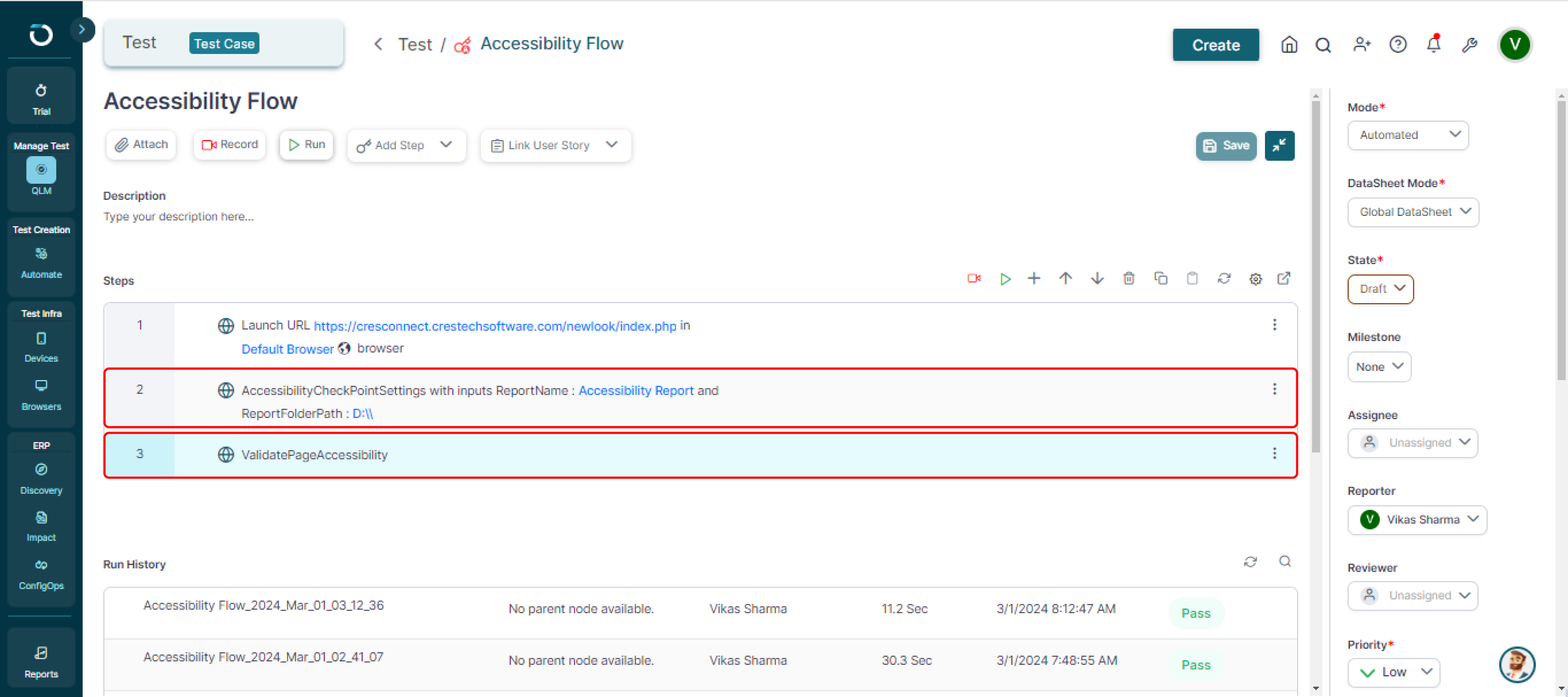Automate Accessibility Testing Using Opkey Automate Accessibility Testing Using Opkey