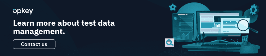 Opkey test data management solution