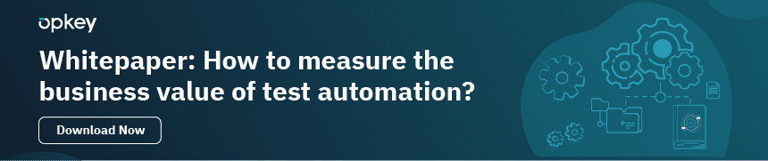 value of test automation CTA