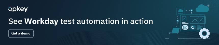 Automation testing for Workday Get demo