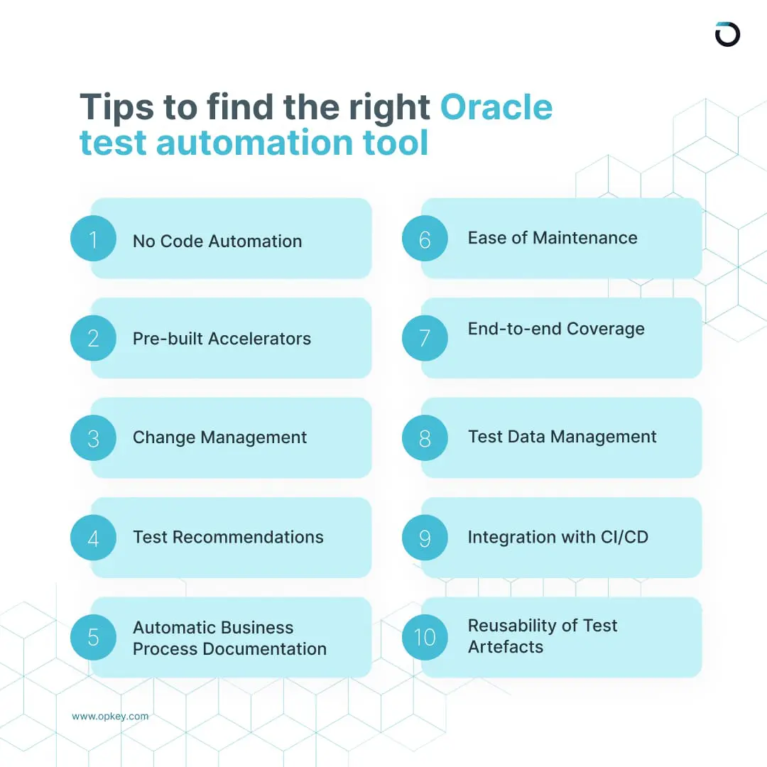 tips to find the right oracle test automation tool automation testing for oracle, tips to find the right oracle test automation tool