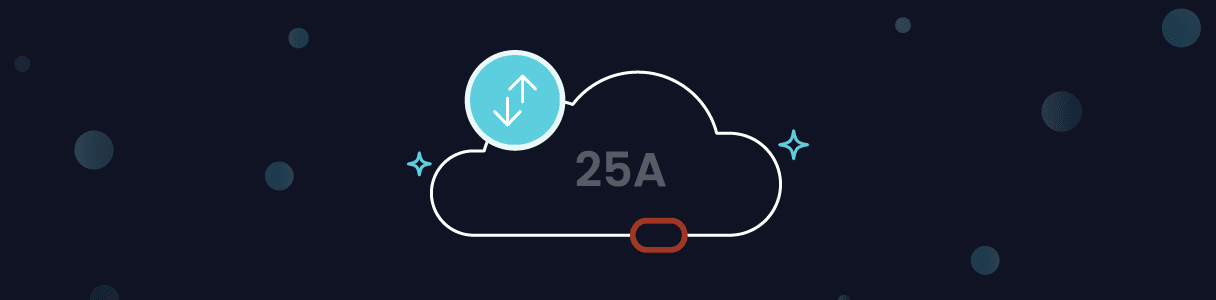 Diagram showing Oracle Cloud Financials 25A data transfer.
