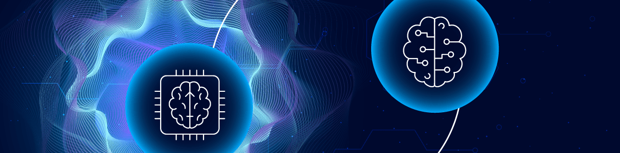 AI brain and microchip: The future of test automation with AI and ML.
