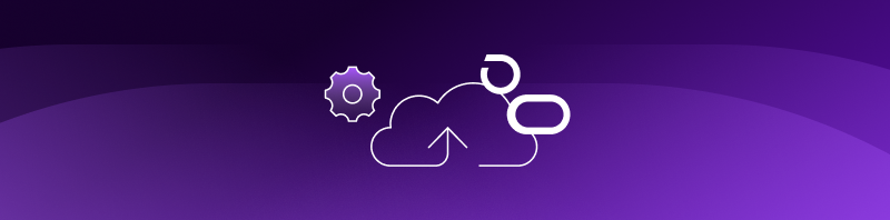 Diagram showing automated Oracle Fusion Cloud migration with Opkey.