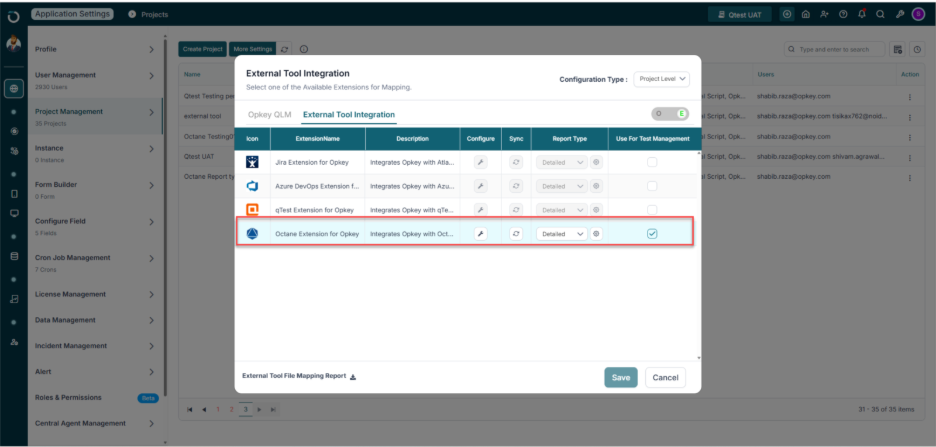 External Tool Integration