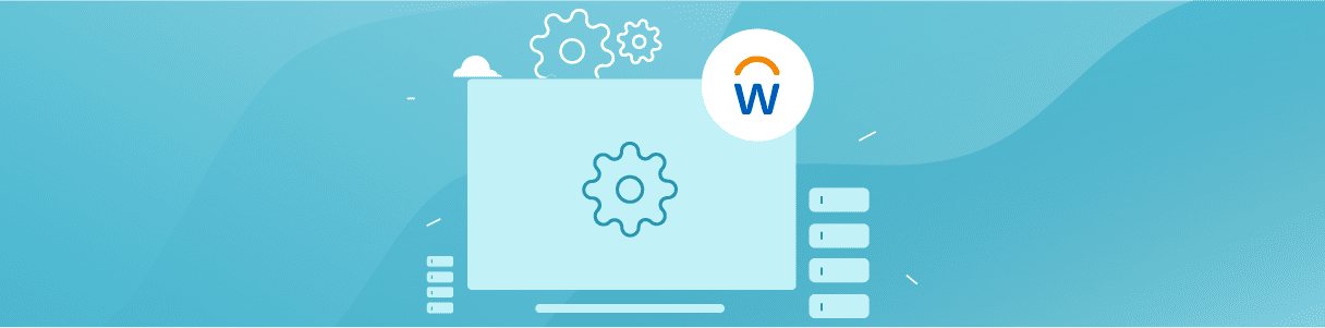 Workday 2023R2 feature release: settings screen showing gear icons.